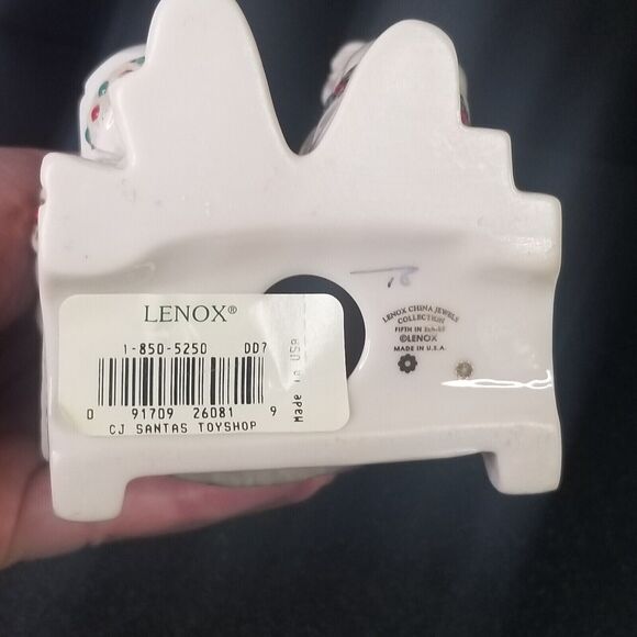 LENOX JEWELS Collection SANTA TOY SHOP 7"h Figurines #5 in Series 1998 - Picture 8 of 8